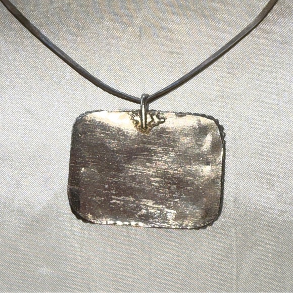 Boho Tribal Double Elephant Pendant Antique Silver Tone - Picture 2 of 11